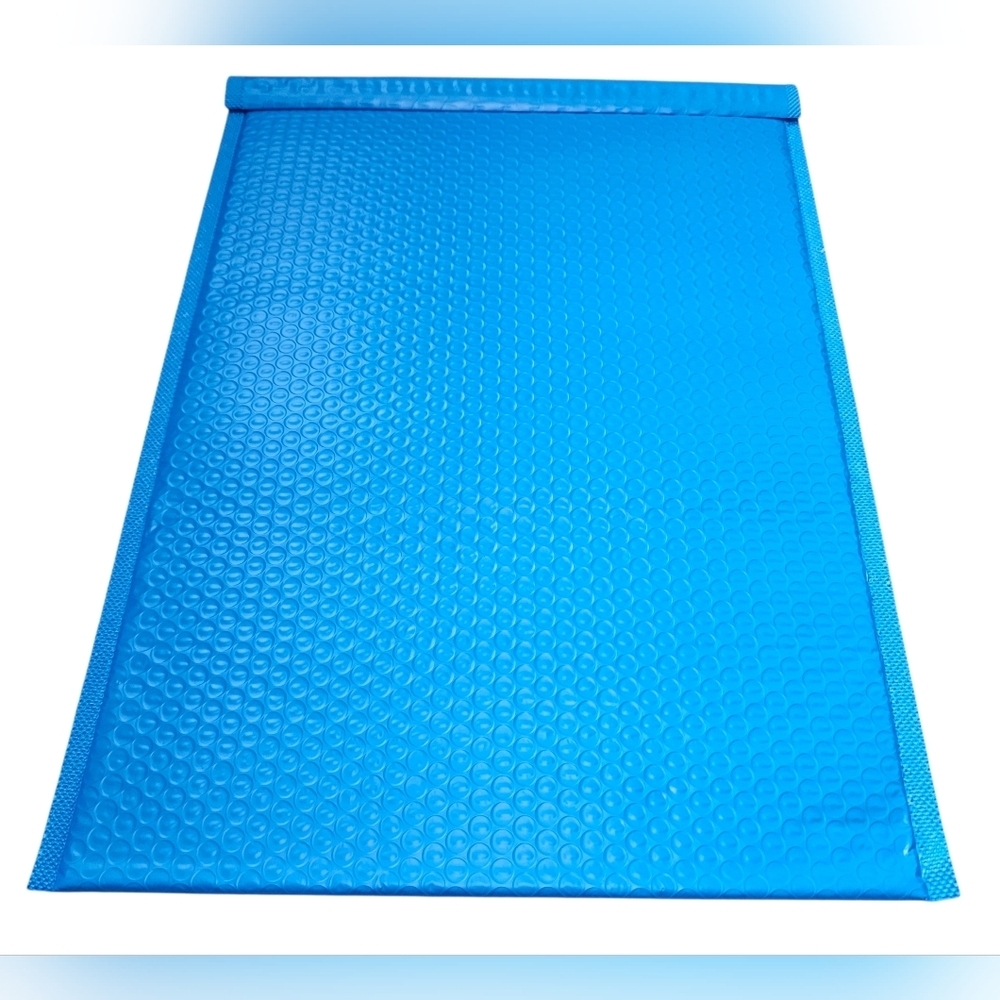 Blue Heavy Duty Poly Bubble Mailer, 25 Count, 12½" x 18" - Picture 2 of 2